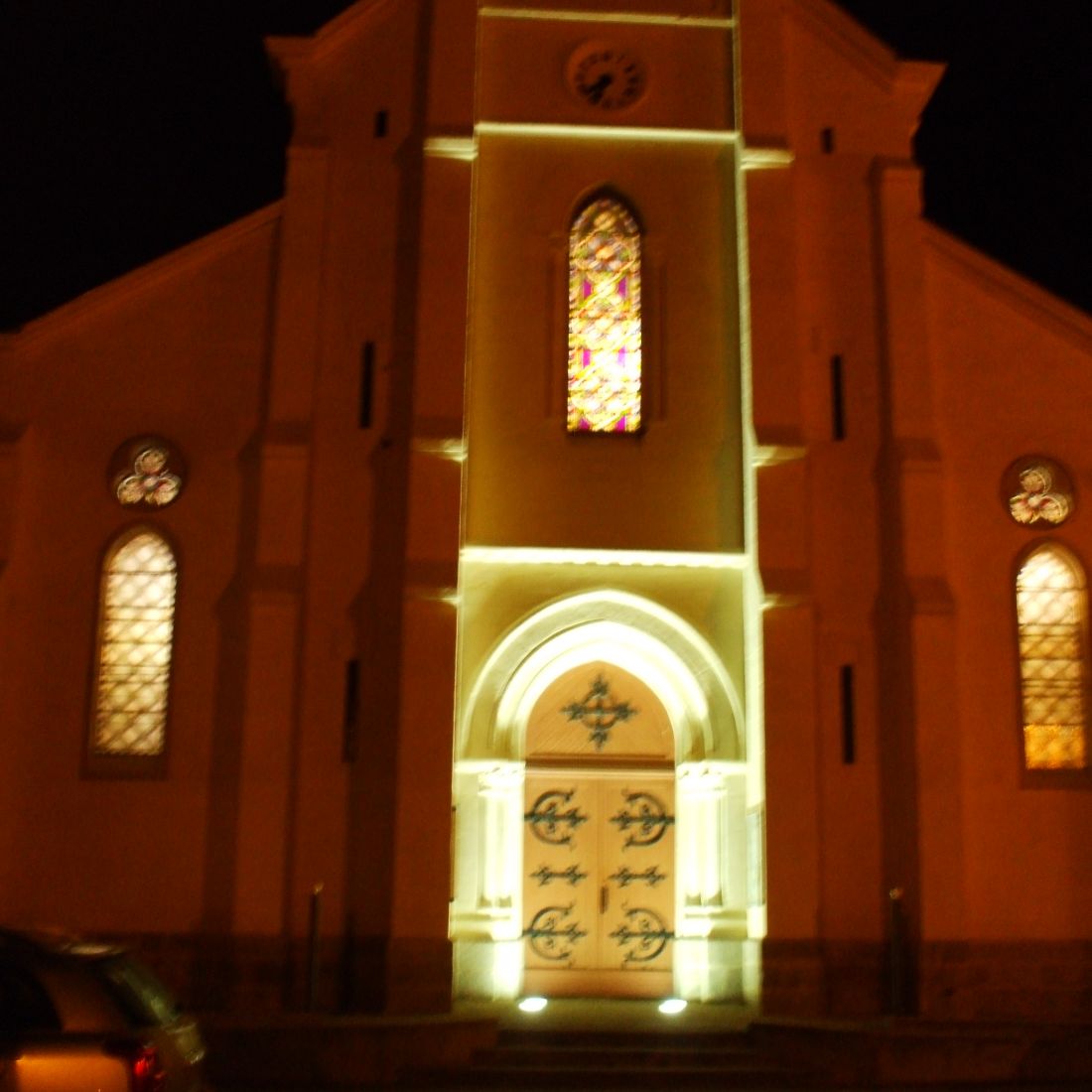 Eglise  de nuit