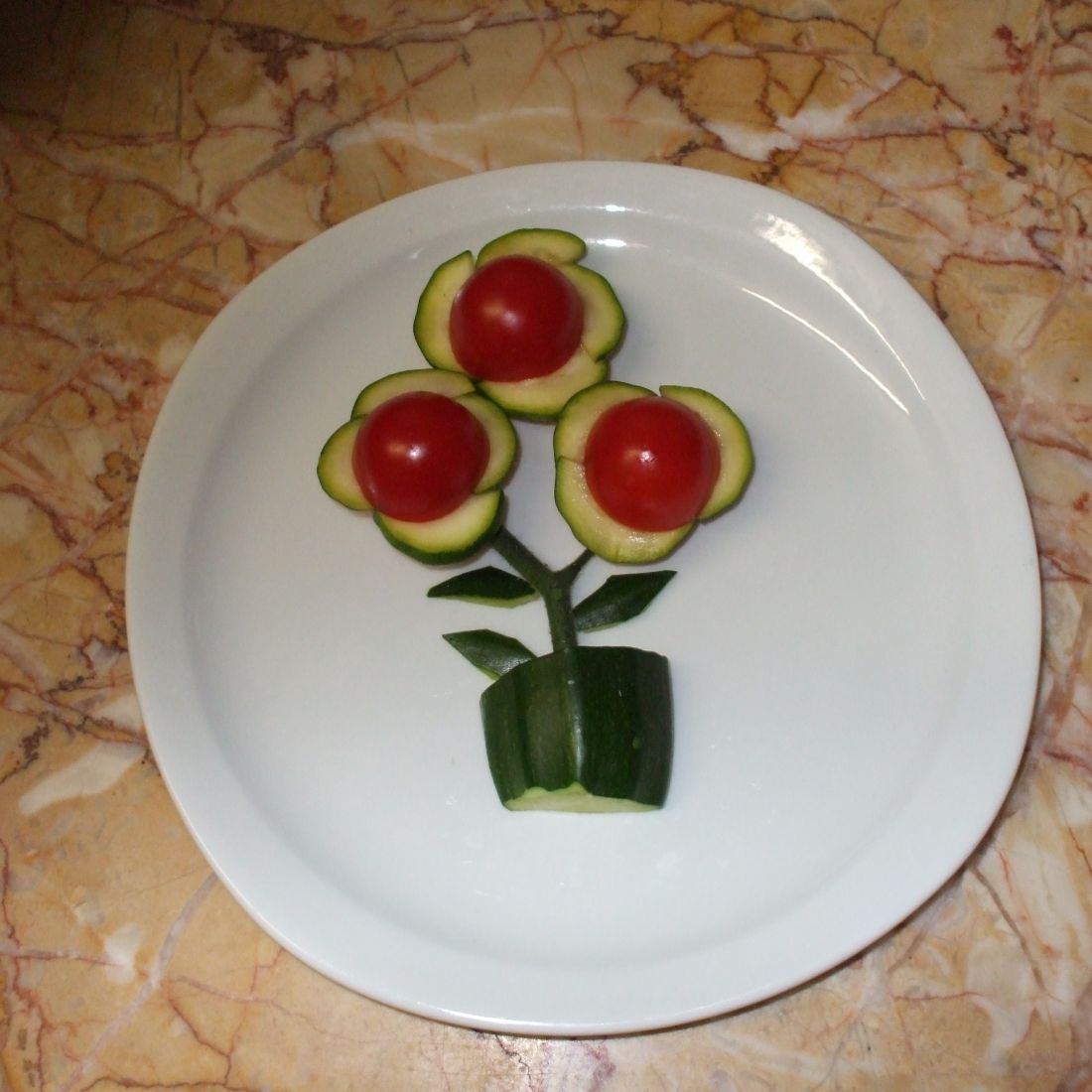 pot de fleurs légumes